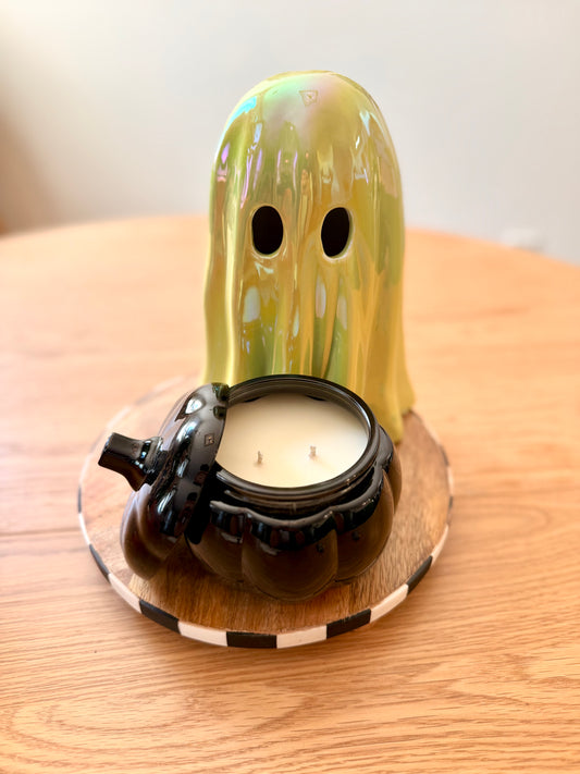 20 oz Black Pumpkin Jar