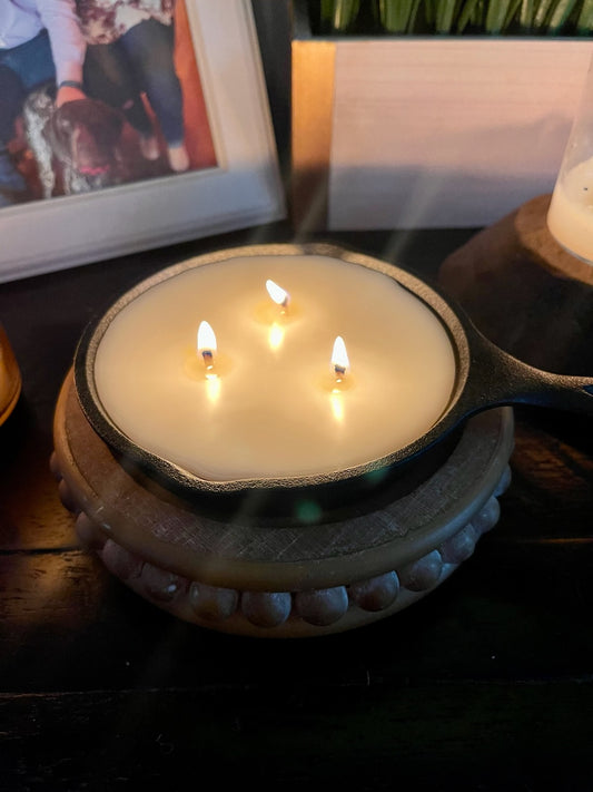 Small Frying Pan Candle